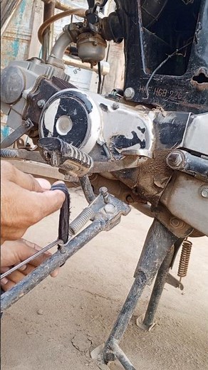 "Bike Stand Spring Removal Trick 🔧 | Easy Method Without Tools!" #SpringRemoval #DIYMechanic