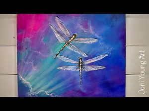 How To Paint Dragonflies