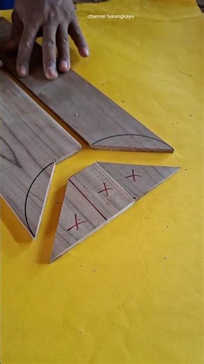 theory of joining wood by drawing a pattern #wood #shortsviral