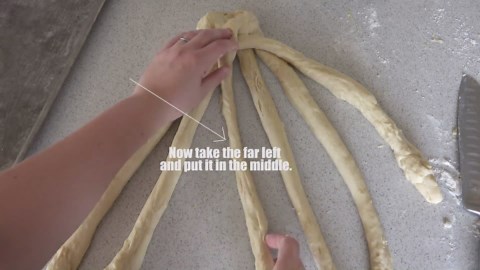 How To Do a 6 Stranded Bread Braid Step-by-Step Tutorial