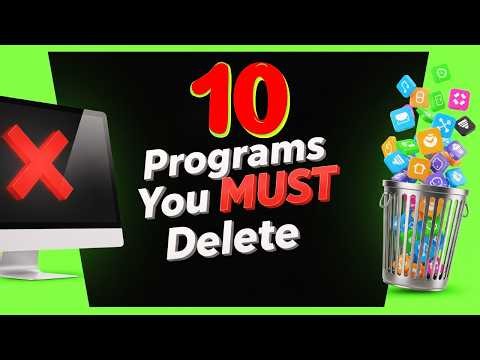Top 10 Programs Putting Your PC at Risk (Remove Them Now)