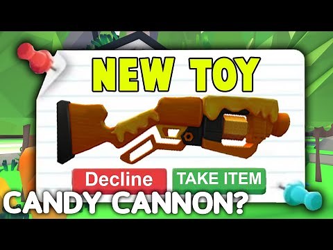 How To Get New Adopt Me EXCLUSIVE Toy! Looks Like Candy Cannon! Adopt Me Bees Nerf Gun Toy Code