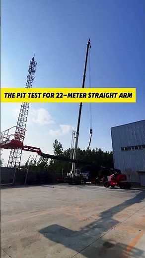 Aerial Boom Lift in Action - Testing and Demonstration #aerialworkplatform #boomlift#heavymachinery