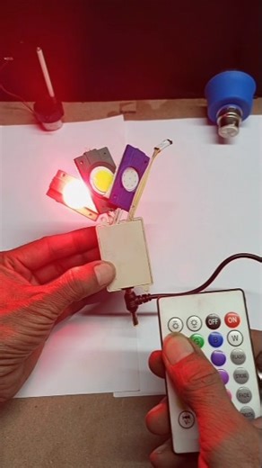 how to RGB LED light with remote control move.#RGB light #LEDlight #led #digitalight #mvtechnical