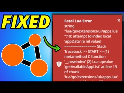 How To Fix Fatal Lua Error in BeamNG Drive