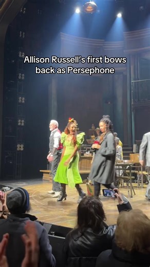 The world is blooming again. Welcome back to the Walter Kerr, Allison Russell. #hadestown #broadway #musical #allisonrussell