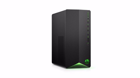 HP Pavilion Gaming Desktop, NVIDIA GeForce GTX 1650, 10th Gen Intel Core i5-10400F, 8 GB RAM, 256 GB SSD, Windows 11 Home, 9 USB Ports, Keyboard and Mouse Combo, Pre-Built PC Tower (TG01-1120, 2022)