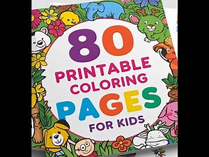 80 Printable Coloring Pages For Kids