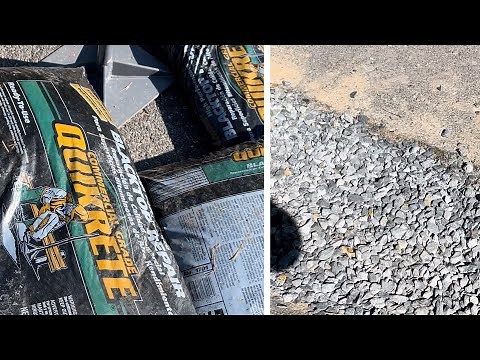 Asphalt Driveway repair-Cold patch do it yourself, how to video.