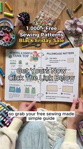 🎁 Black Friday: Master Sewing — From Beginner to Confident Creator! Our Sewing Notes Bundle is your printable shortcut to mastering sewing projects without confusion or overwhelm. Whether you’re picking up a needle for the first time or refining advanced techniques, this bundle gives you the structure, tips, and inspiration to create beautiful, professional-quality pieces with ease. 🪡 Step-by-step guides for beginners ✂️ Essential techniques for stitching, hemming & pattern making 📘 Printable