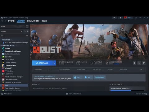 FREE STEAM ACCOUNT WITH RUST {2025}