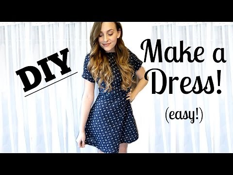 HOW TO SEW A DRESS FROM SCRATCH (EASY!) | Jessica Shaw