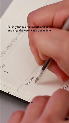 How to use the Moleskine Undated Planner