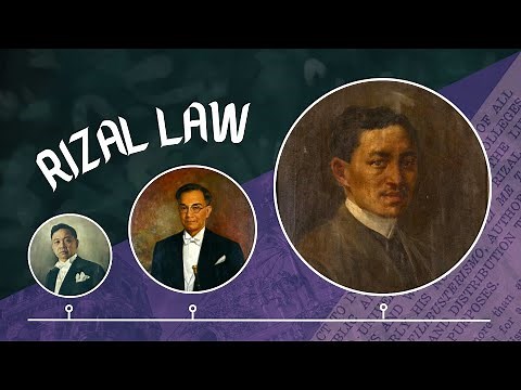 01 - Rizal Law (RA 1425) | Life and Works of Rizal