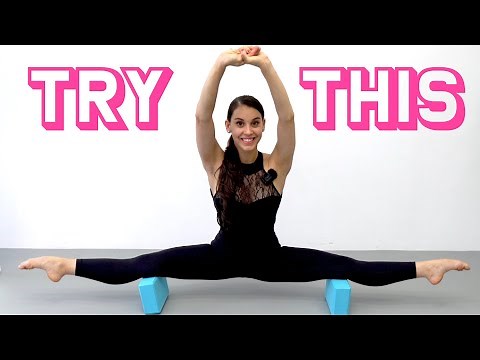 MIDDLE SPLIT BEGINNER FOLLOW ALONG | How to get your middle split FAST
