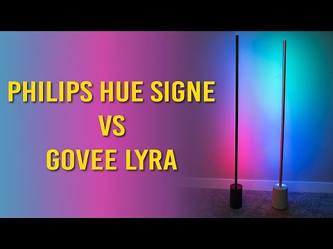 Philips Hue Signe vs Govee Lyra Floor Lamp: Two Smart LED Lights Compared