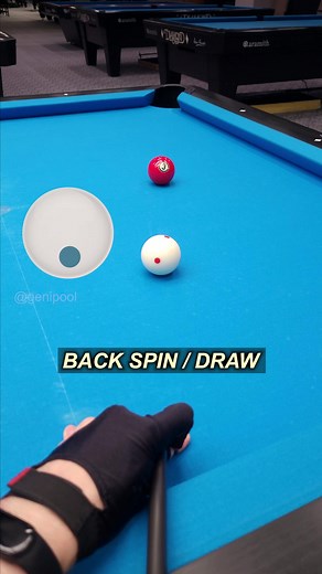 Spins in pool: Level 2 #8ballpool #billiards #tips #skills