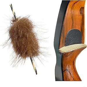 Standing Wolf Ultimate Bow String Silencer 4 Piece Pack | Traditional Archery Bowstring Silencers for Recurve Bow | Stick On Arrow Rest for Archery | Recurve Bow Strike Plate