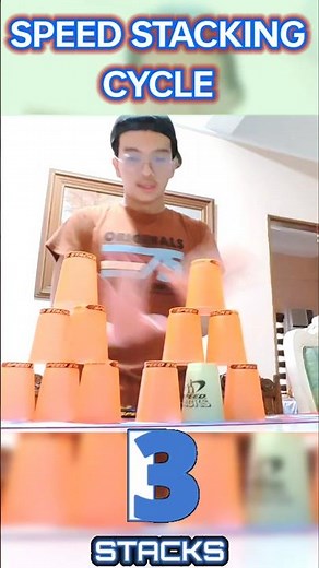 A Consistency Fast Speed Stacking Cycle in 5.919 Seconds! #cupstacking #fast #shorts
