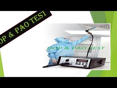 DOP/PAO TEST OF HEPA FILTER | Integrity test (ROLE OF HVAC IN PHARMACEUTICAL WITH SHAHID VIDEO# 05)