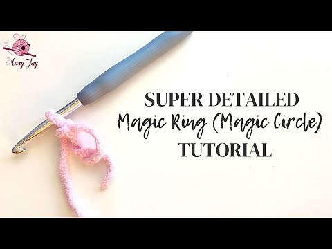 Slow & Super Detailed Explanation on How to Make A Magic Circle (Magic Ring) For Beginners Tutorial
