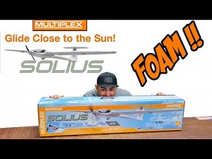 Multiplex Solius 2.16 meter RC Sailplane. Let's take a look!