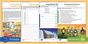 Senior Phase - English - Prepositional Phrases - Activity Pack (CAPS Aligned)