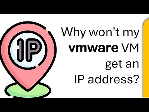 VMWare - Unable To Get IP Address