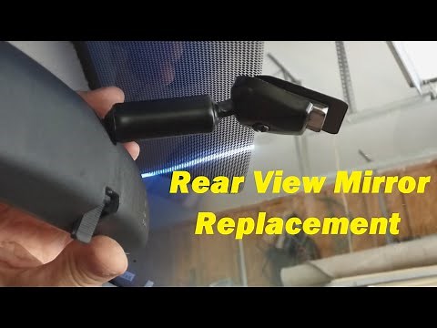 How To Remove / Install / Replace a Rear View Mirror - Toyota