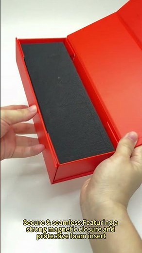 Foldable Box with Sponge Insert | Custom Luxury Packaging Unboxing & Details
