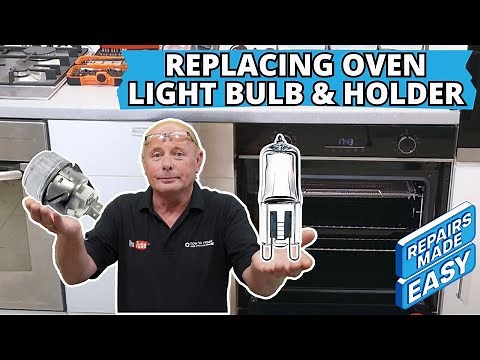 How To Replace Halogen G9 Bulb & Oven Light Lamp Fitting?