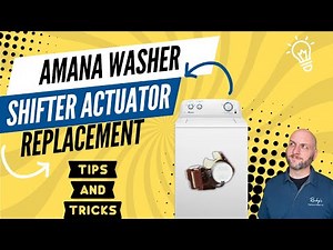 How to Replace Amana Washer Actuator & Run Diagnostics | Easy DIY Fix