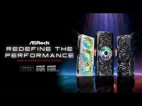 Introducing ASRock AMD Radeon™ RX 9070 XT Taichi 16GB OC Graphics Card