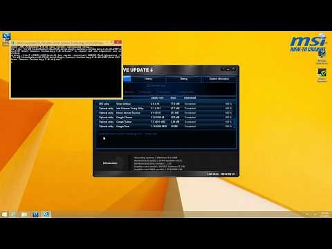 MSI® HOW-TO install drivers with Live Update 6
