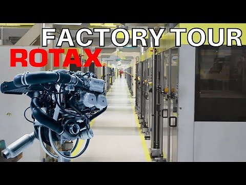 BRP ROTAX FACTORY TOUR: Where MILLIONS of Engines are Manufactured