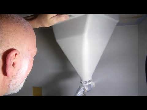 How To Spray Texture On The Walls Using A Hopper
