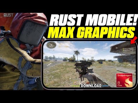 Rust Mobile is here 🔥 Max Graphics Gameplay | Download 👀