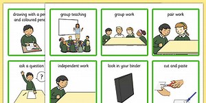 Classroom Visual Aid Cards