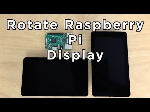 How to Rotate Raspberry Pi Video Display / Screen