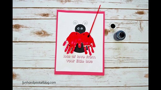 28K views | Printable Ladybug Craft Template: https://funhandprintartblog.com/printable-ladybug-handprint-template.html | Creative Ideas for Artsy Mommas | Facebook