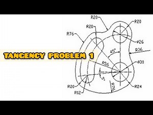 TANGENCY 1 in | Technical drawing | Engineering drawing