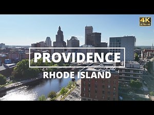 Providence, Rhode Island - [4K] Drone Tour