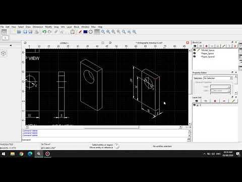 QCAD Isometric Drawing Projection Method