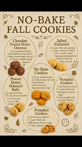 33K views · 418 reactions | No-Bake Fall Cookies — Sweet, Easy, and...