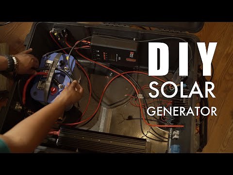 How to Build a DIY Portable Solar Power Generator | Glamping Solar Generator