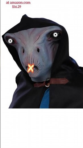 3D Realistic Alien Mask Alien Latex Full Head Masks UFO Prank Costume Mask for Adult Halloween#scary