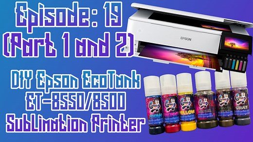 How To Setup Epson ET-8550 and ET-8500 for Sublimation | Cosmos Ink®