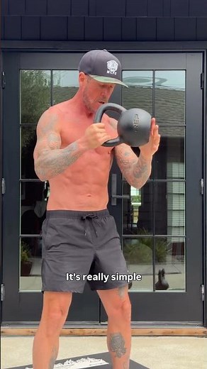 Practice this Kettlebell Figure 8 To Palm Clean.