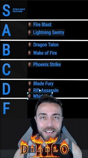 🔥Assassin Build Tier List!🔥| Diablo 2 Resurrected Ladder Season 2 Terror Zones D2R #shorts