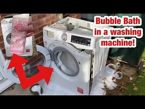 Hoover H3W69TME H Wash 300 || Experiment 4: Bubble bath (COMPLETE FAIL! END OF THE HOOVER ALREADY?)